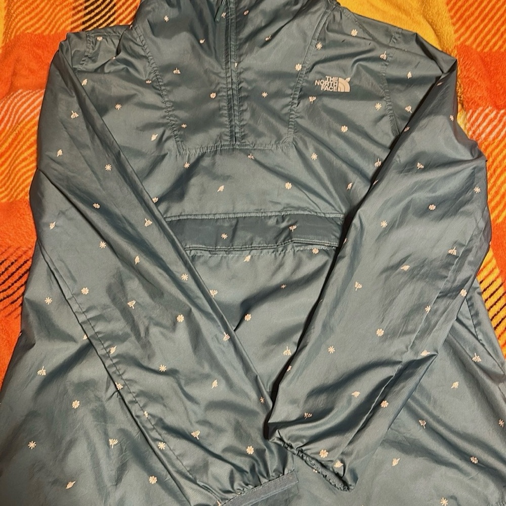 The North Face Tamarack Rain Jacket • XS • Teal Polka Dot • Unisex Fit✨✨